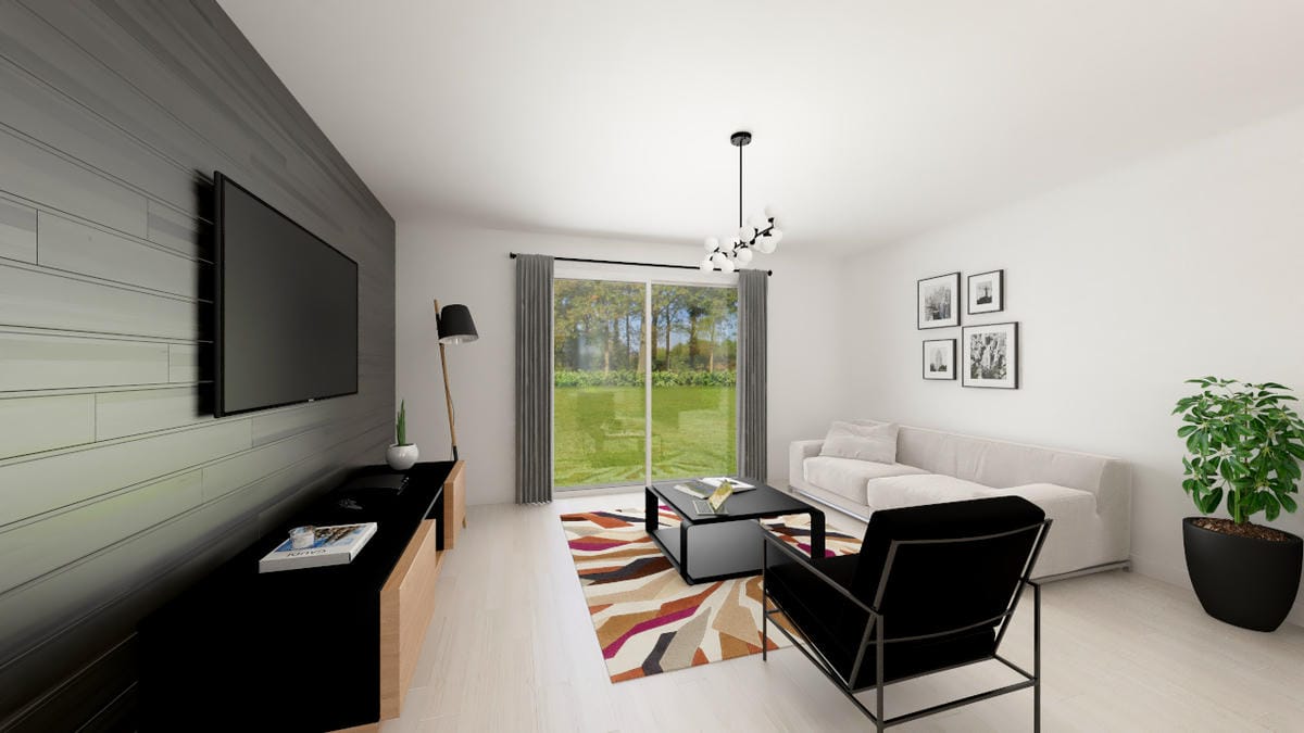Vue intérieure 3D Maison Family City