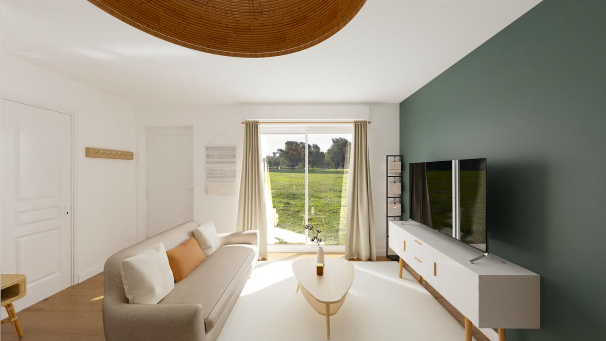 Vue intérieure 3D Maison Flex