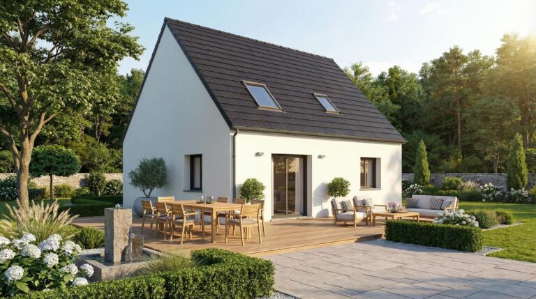 Vue extérieure Maison Up