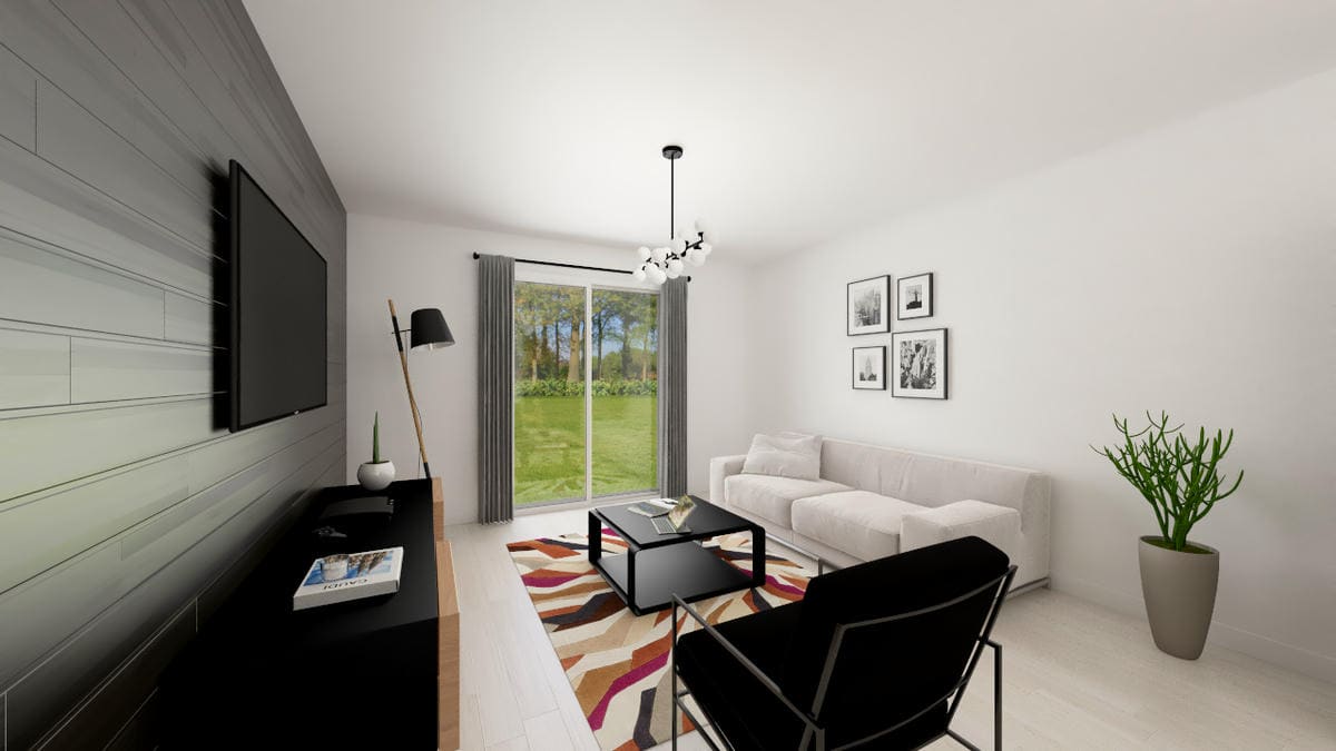 Vue intérieure 3D Maison Tiny City