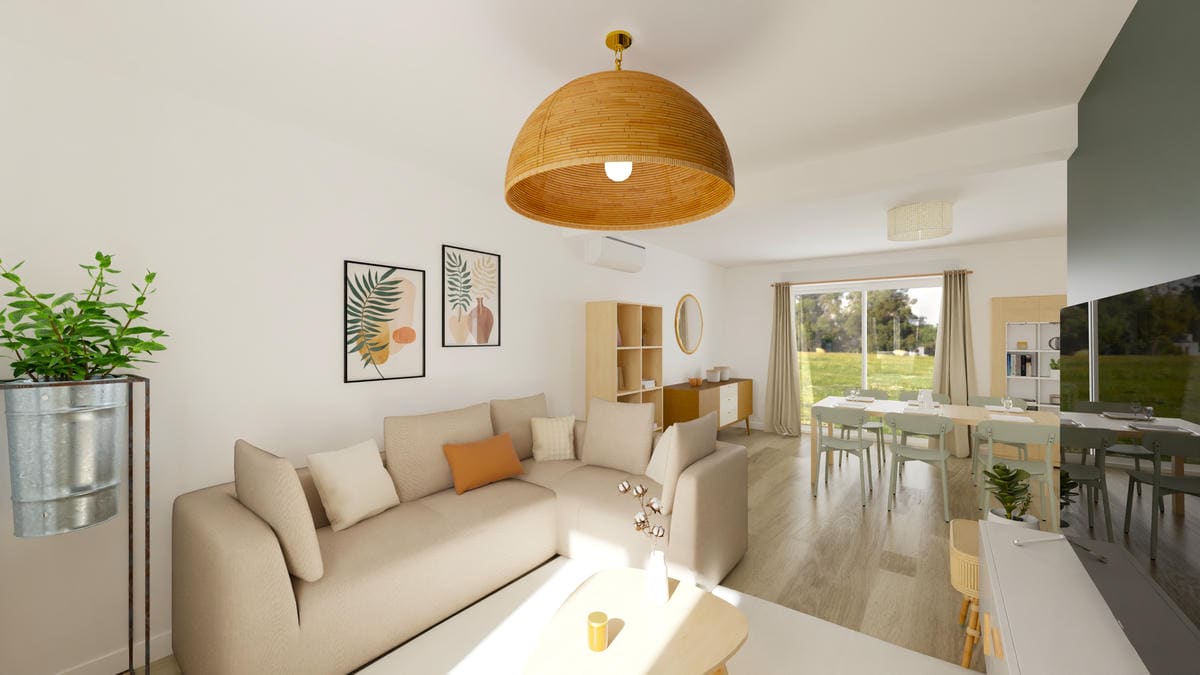 Vue intérieure 3D Maison Urban
