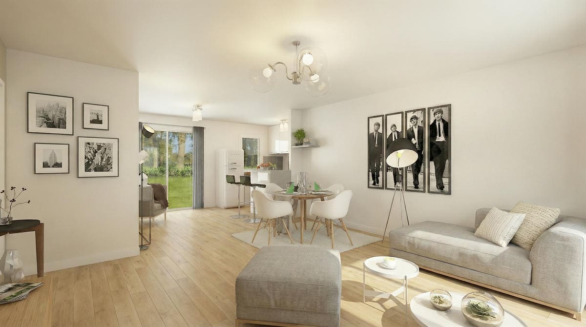 Vue intérieure 3D Maison Tiny